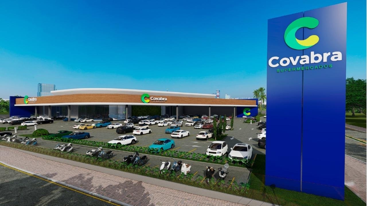 imagem ilustrativa fachada do Covabra Supermercados em Indaiatuba