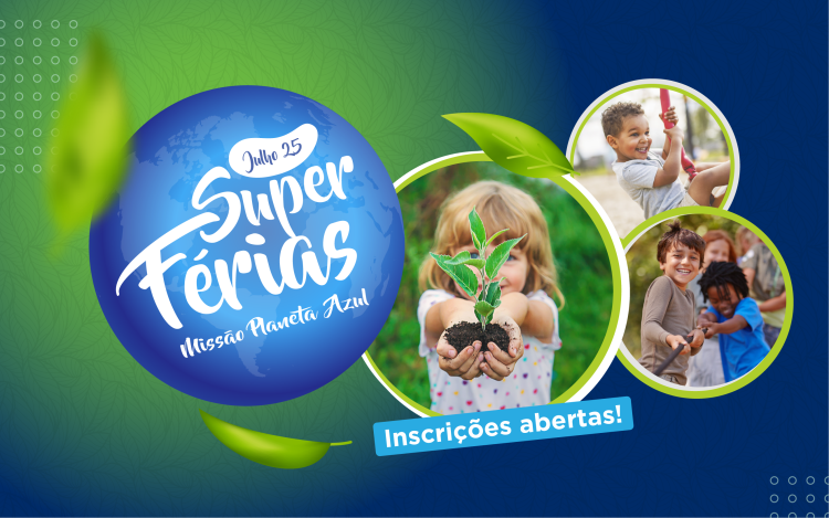 Crianças brincando nas Super Férias SESI Indaiatuba em área ao ar livre