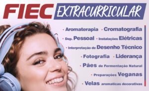 imagem de divulga;áo dos cursos extracurriculares na Fiec em Indaiatuba